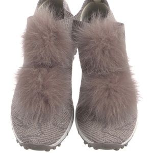 Authentic JIMMY CHOO Real Fur Sneakers